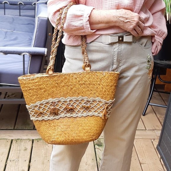 Cappelli Straworld Bag with Wooden Safari Charms - Picture 14 of 14